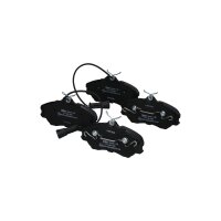 Brake pad set front discs 19.1 mm VALEO for AUDI COUPE...