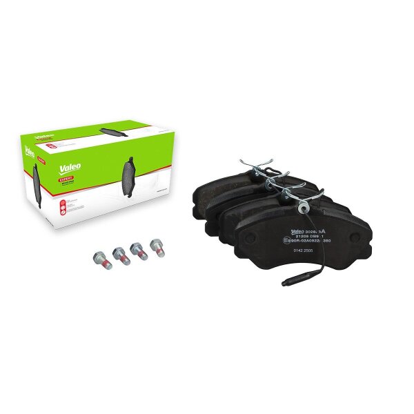 Brake pad set front discs 19.7 mm VALEO for FIAT DUCATO and others