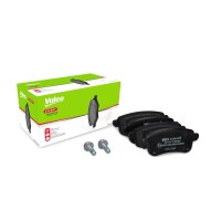 Brake pad set rear discs 16 mm VALEO for e.g. RENAULT MEGANE