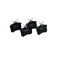 Brake pad set rear discs 16.1 mm VALEO for e.g. RENAULT CLIO