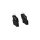 Brake pad set rear discs 16.1 mm VALEO for e.g. RENAULT CLIO