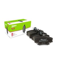Brake pad set front discs 18 mm VALEO for DACIA LOGAN and...