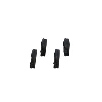 Brake pad set rear discs 13.7 mm VALEO for FIAT PANDA and...