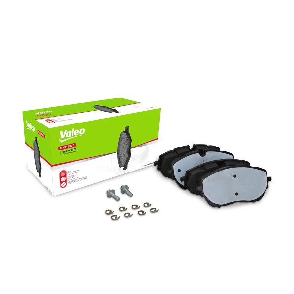 Brake pad set front discs 18.2 mm VALEO for PEUGEOT 308 and others