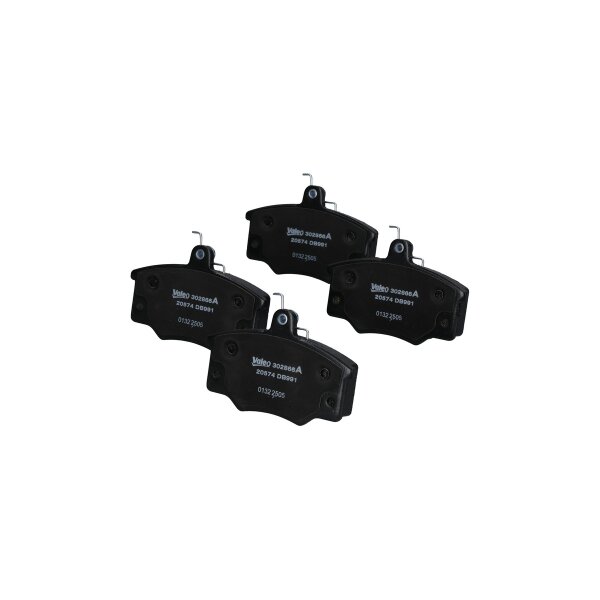 Brake pad set front discs 19.7 mm VALEO for e.g. VOLVO 340-360