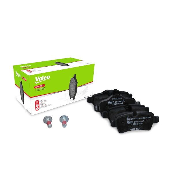 Brake pad set rear discs 17 mm VALEO for MINI MINI and others