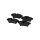 Brake pad set rear discs 17 mm VALEO for MINI MINI and others
