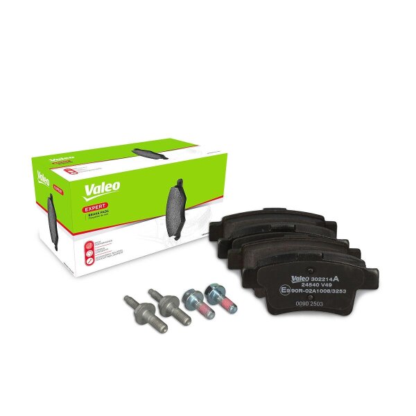 Bremsbelagsatz Scheiben hinten 16,3 mm VALEO für u.a. CITROËN C4