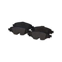 Brake pad set front discs 20 mm VALEO IAM-Expertise suitable for e.g. AUDI A3