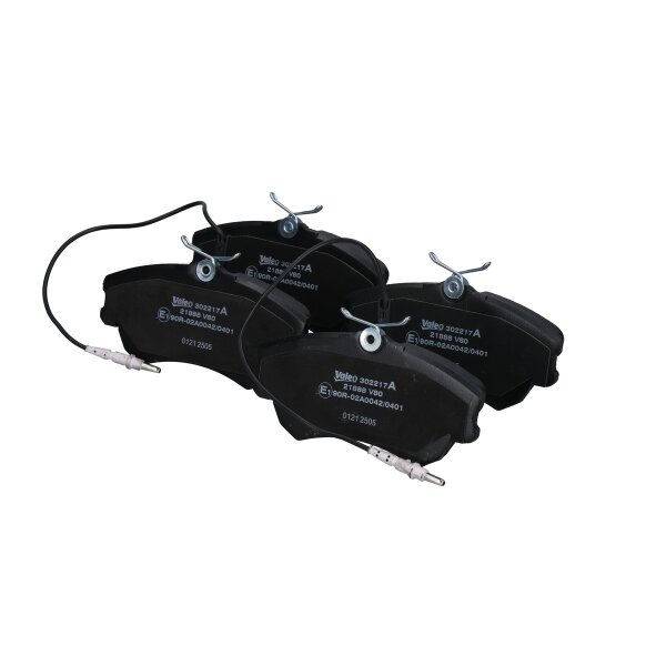 Brake pad set front discs 18.4 mm VALEO suitable for RENAULT ESPACE