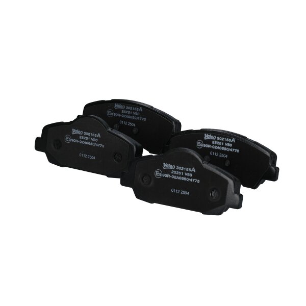 Brake pad set front discs 18.7 mm VALEO for PEUGEOT 308 and others