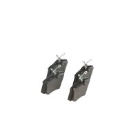 Brake pad set rear discs 17 mm VALEO for SEAT LEON and others