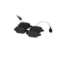 Brake pad set rear discs 17.1 mm VALEO for e.g. ALFA ROMEO MITO