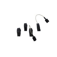 Brake pad set rear discs 17.1 mm VALEO for e.g. ALFA ROMEO MITO