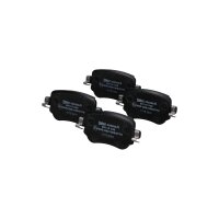 Brake pad set rear discs 17.2 mm VALEO for SEAT LEON and...