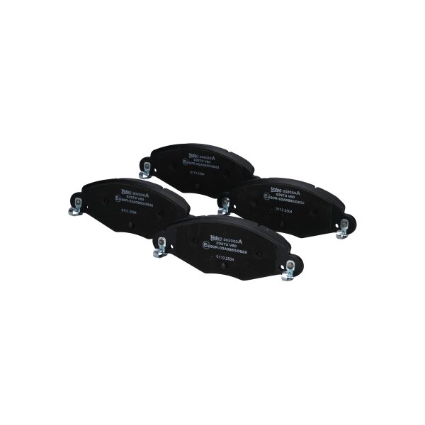 Brake pad set front discs 17.9 mm VALEO suitable for e.g. CITROËN C5