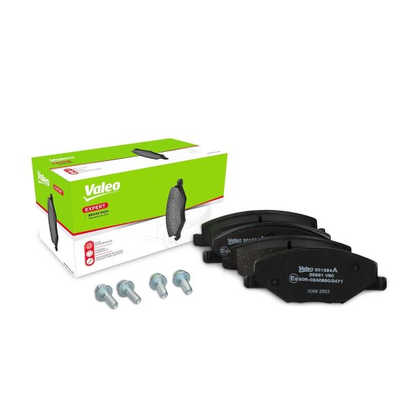 Brake pad set front discs 17.7 mm VALEO for SKODA FABIA and others