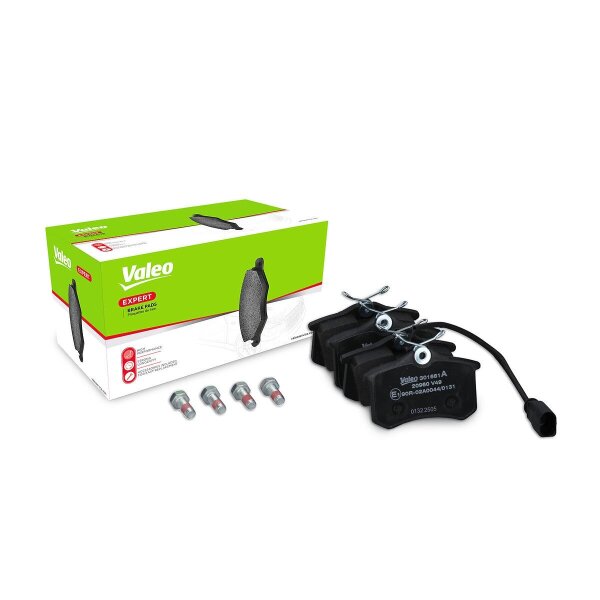 Brake pad set rear discs 17 mm VALEO for VW SHARAN and others