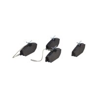 Brake pad set front discs 18 mm VALEO for e.g. RENAULT LAGUNA