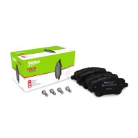 Brake pad set front discs 17.1 mm VALEO for FORD FIESTA...