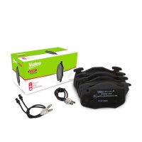 Brake pad set front discs 17.8 mm VALEO for e.g. PEUGEOT 106