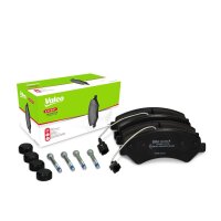 Brake pad set front discs 19 mm VALEO for CITROËN...