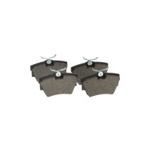 Brake pad set rear discs 16.8 mm VALEO for e.g. RENAULT TRAFIC