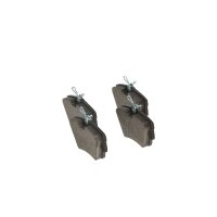 Brake pad set rear discs 16.8 mm VALEO for e.g. RENAULT TRAFIC