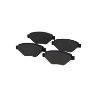 Brake pad set front discs 18.1 mm VALEO for e.g. RENAULT MEGANE