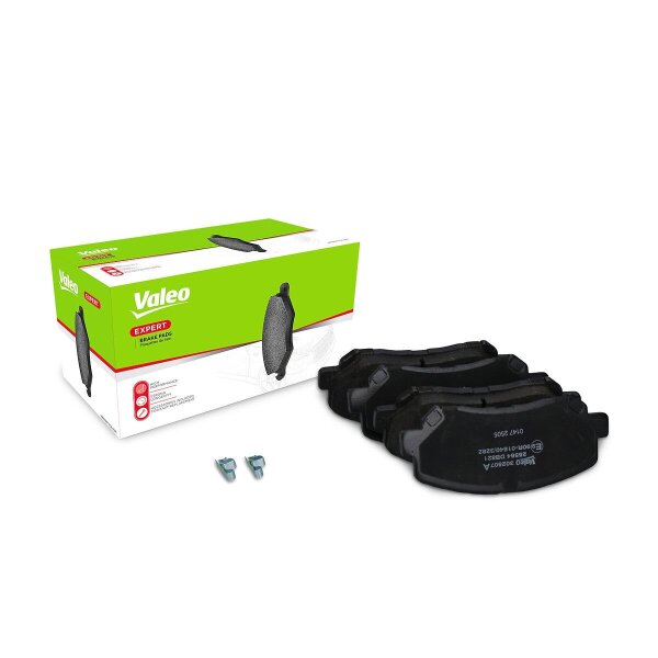 Brake pad set front discs wear-alert 16.5 mm VALEO for e.g. MAZDA CX-5