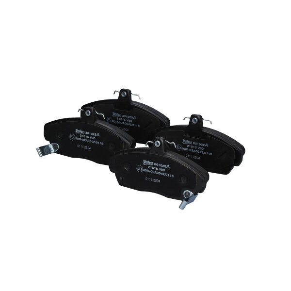 Brake pad set front discs wear-alert 17.4 mm VALEO for ROVER 200 and others