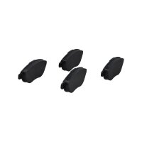 Brake pad set front discs wear-alert 19 mm VALEO for e.g. OPEL CORSA