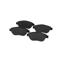 Brake pad set front discs wear-alert 19 mm VALEO for e.g. OPEL CORSA