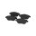 Brake pad set front discs wear-alert 19 mm VALEO for e.g. OPEL CORSA