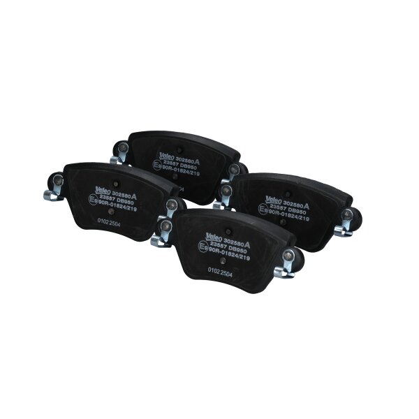 Bremsbelagsatz Scheiben hinten 16,6 mm VALEO für u.a. RENAULT KANGOO