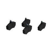 Brake pad set front discs 19.6 mm VALEO IAM-Expertise suitable for e.g. AUDI 80