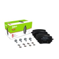 Brake pad set rear discs 17.2 mm VALEO suitable for e.g....