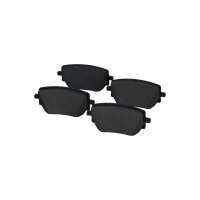 Brake pad set rear discs 17.2 mm VALEO suitable for e.g. MB B-CLASS