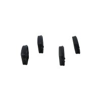 Brake pad set rear discs 17.2 mm VALEO suitable for e.g. MB B-CLASS