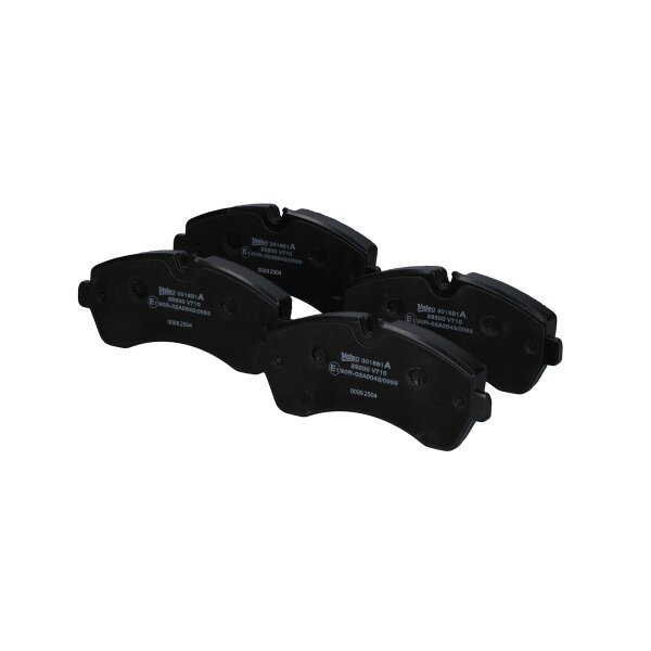 Brake pad set front discs 20.6 mm VALEO for e.g. MB SPRINTER