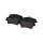 Brake pad set front discs 19.5 mm VALEO suitable for e.g. MB C-CLASS