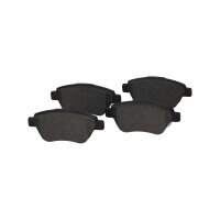 Brake pad set front discs wear-alert 17.7 mm VALEO for OPEL ADAM