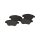 Brake pad set front discs wear-alert 17.7 mm VALEO for OPEL ADAM