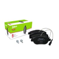Brake pad set front discs 19 mm VALEO for FIAT DOBLO and...