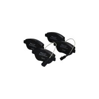 Brake pad set front discs 19 mm VALEO for FIAT DOBLO and...