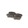 Brake pad set rear discs 17.4 mm VALEO for AUDI A6 and others