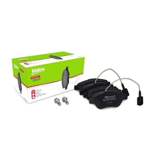 Brake pad set front discs 17.6 mm VALEO for FIAT PUNTO and others