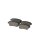 Brake pad set rear discs 15.9 mm VALEO for e.g. RENAULT MEGANE