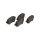 Brake pad set rear discs 16.9 mm VALEO IAM-Expertise suitable for e.g. VOLVO V60
