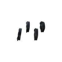 Brake pad set front discs wear-alert 16 mm VALEO for e.g. OPEL CORSA